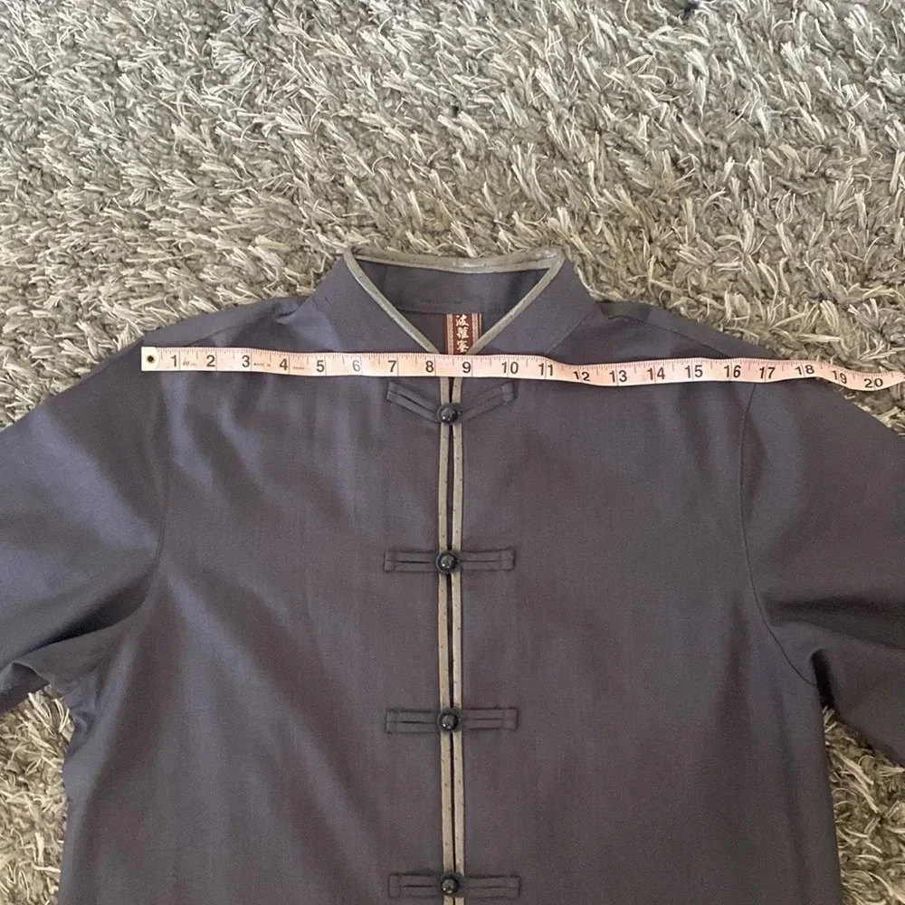 Shanghai Story Long Sleeve Linen Traditional Jacket Shirt - Picture 7 of 12